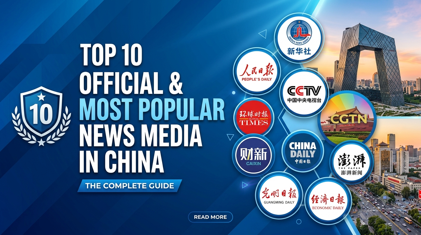 Top 10 Official and Most Popular News Media Outlets in China