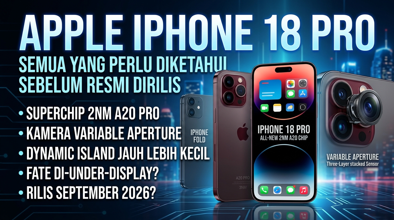 Apple iPhone 18 Pro: Semua yang Perlu Diketahui Sebelum Resmi Dirilis