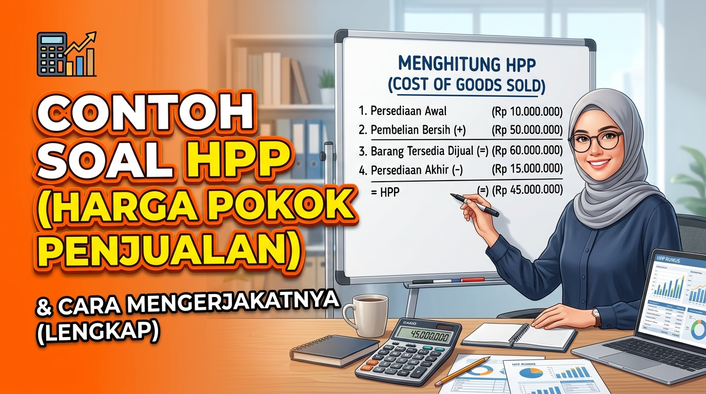 Contoh Soal Menghitung Harga Pokok Penjualan (HPP) dan Cara Mengerjakannya