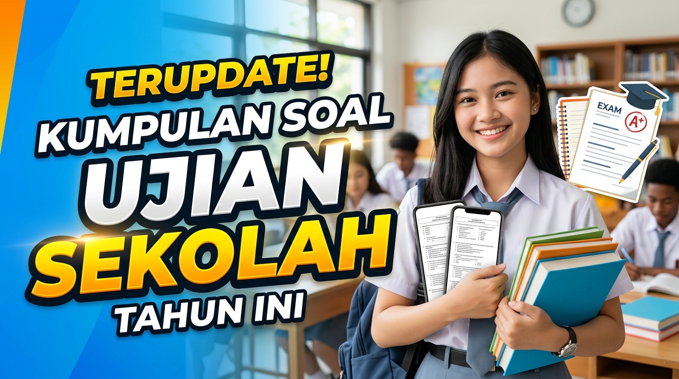 Contoh Kumpulan Soal Ujian Sekolah Terupdate Tahun Ini untuk SD, SMP, dan SMA