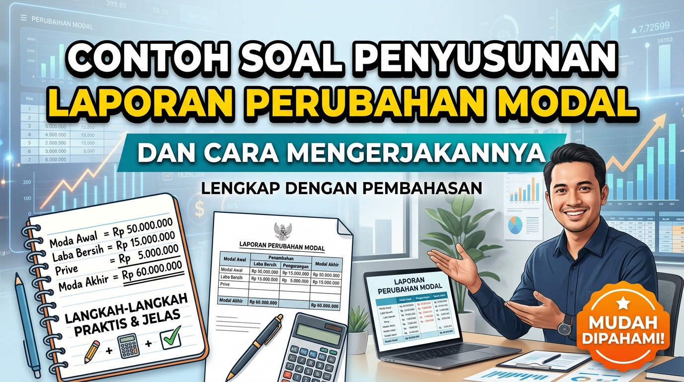 Contoh Soal Penyusunan Laporan Perubahan Modal dan Cara Mengerjakannya