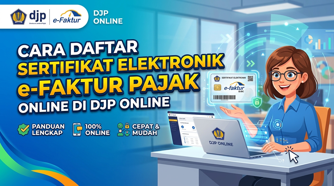 Cara Daftar Sertifikat Elektronik e-Faktur Pajak Online di DJP Online