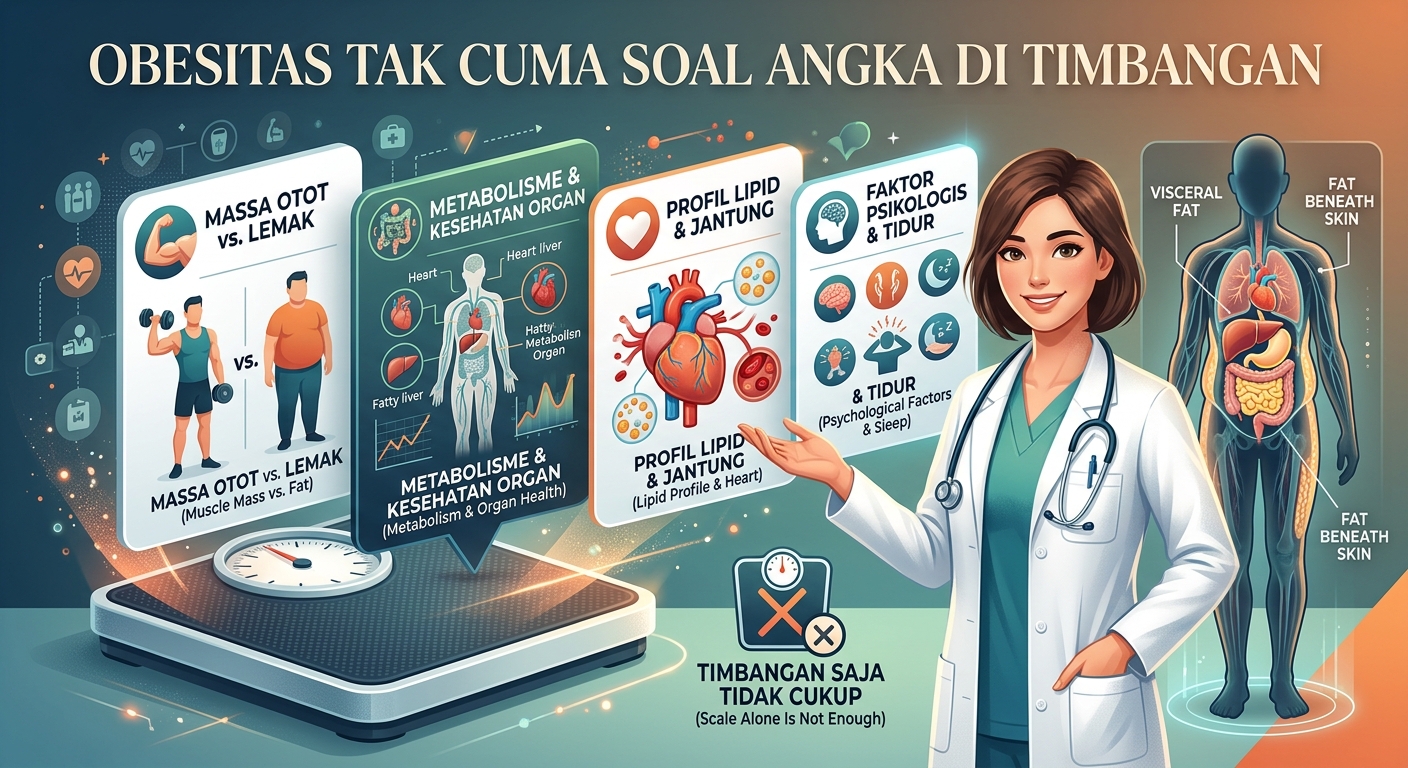 Obesitas Tak Cuma Soal Angka di Timbangan