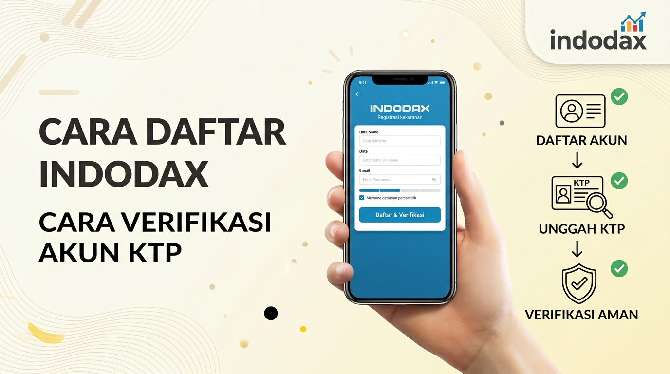 Cara Daftar Indodax dan Cara Verifikasi Akun KTP