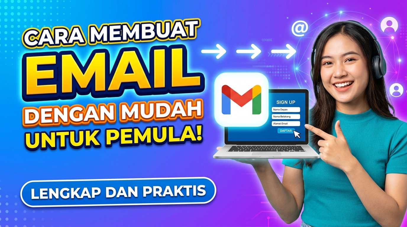 Cara Membuat Email dengan Mudah untuk Pemula, Lengkap dan Praktis