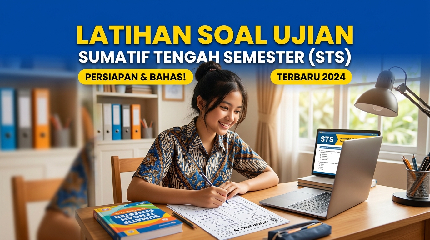 Latihan Soal Ujian Sumatif Tengah Semester STS untuk SD, SMP, dan SMA