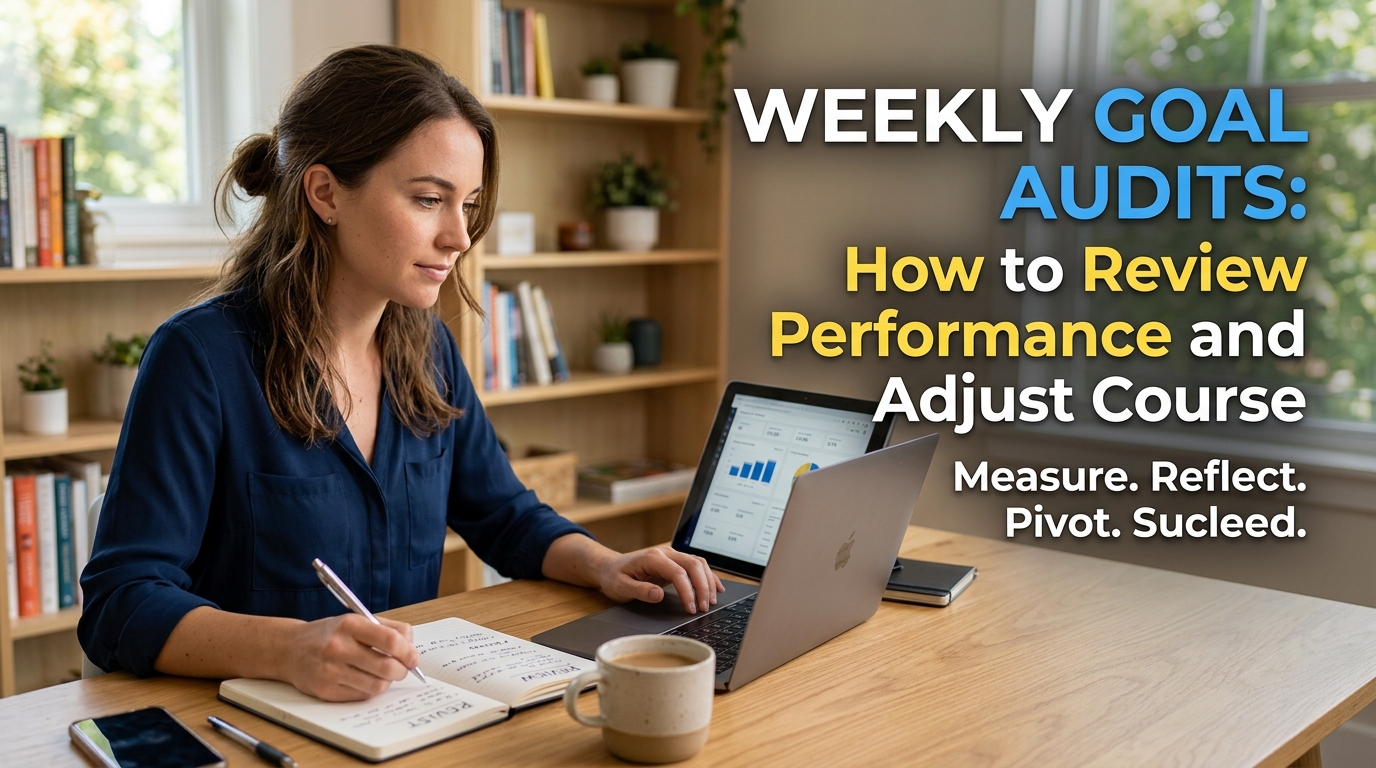 Weekly Goal Audits: How to Review Performance and Adjust Course
