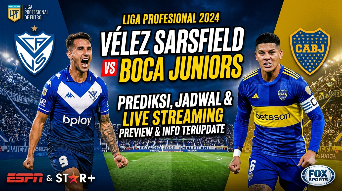 Vélez Sarsfield vs Boca Juniors: Prediksi, Jadwal, dan Live Streaming