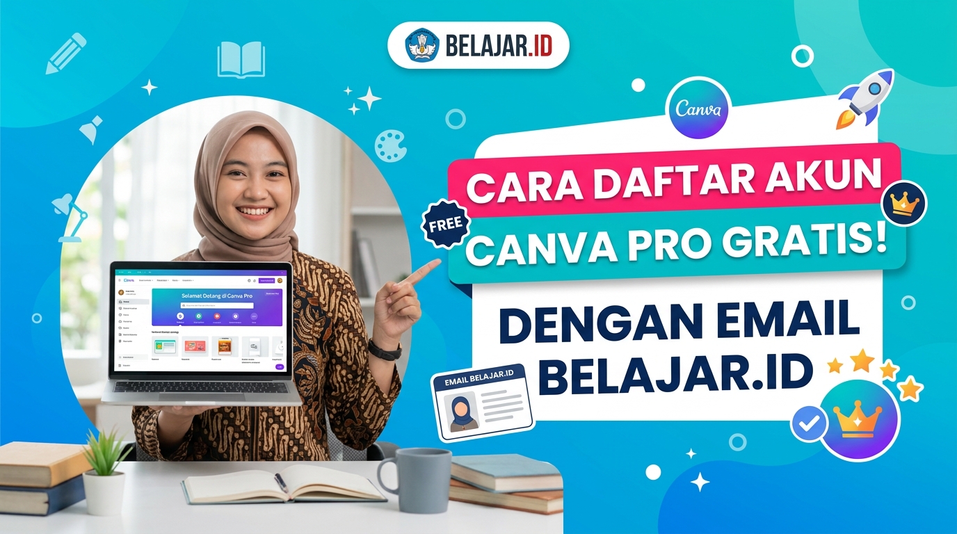Cara Daftar Akun Canva Pro Gratis dengan Email Belajar.id