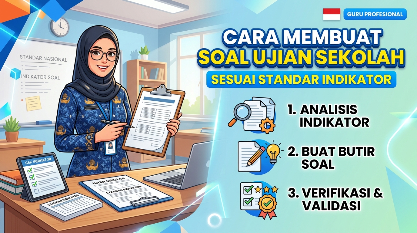 Cara Membuat Soal Ujian Sekolah Sesuai Standar Indikator