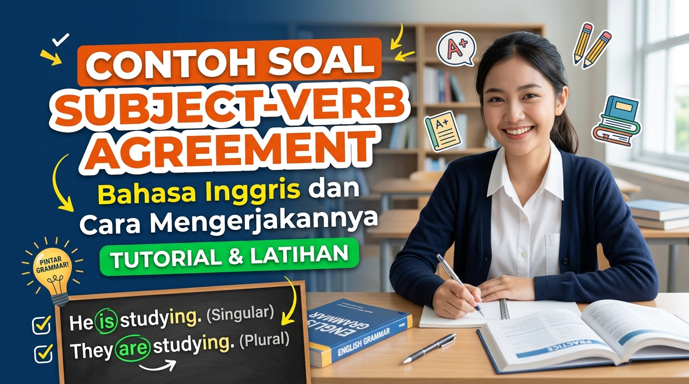 Contoh Soal Subject-Verb Agreement Bahasa Inggris dan Cara Mengerjakannya