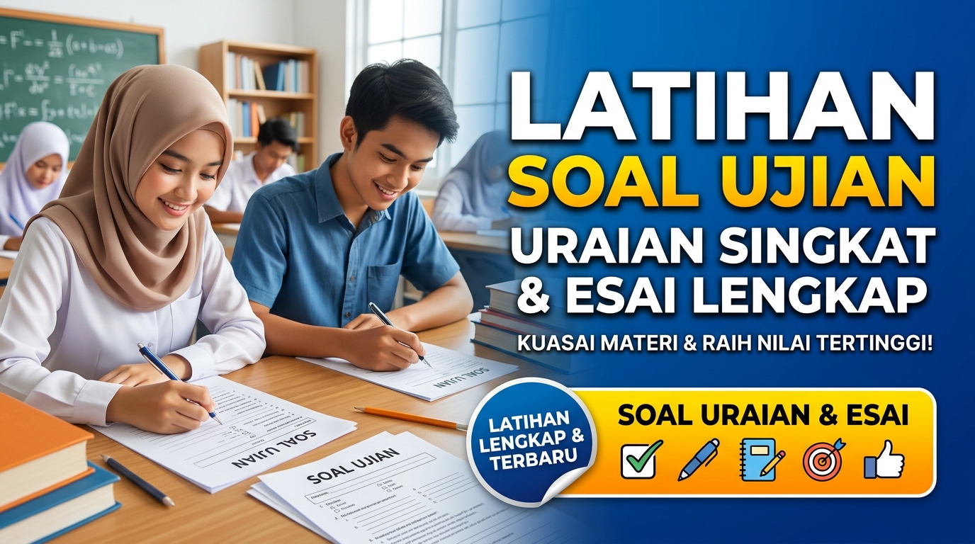 Latihan Soal Ujian Uraian Singkat dan Esai Lengkap