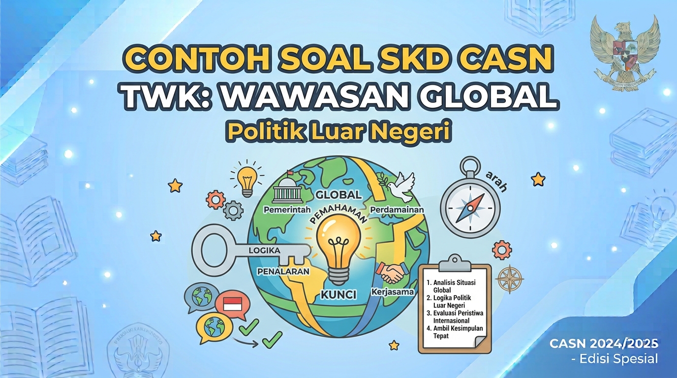 Contoh Soal SKD CASN TWK Wawasan Global dan Politik Luar Negeri
