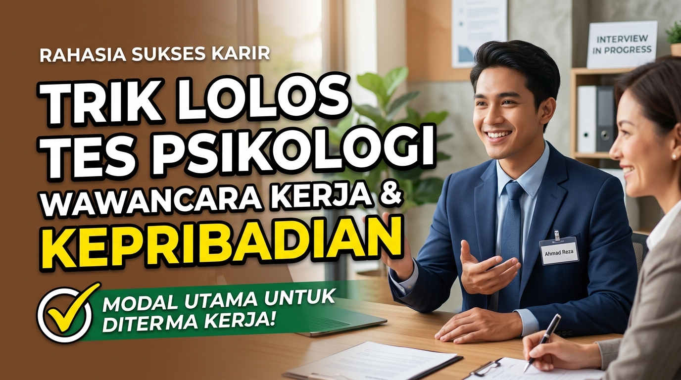 Trik Lolos Tes Psikologi Wawancara Kerja dan Kepribadian