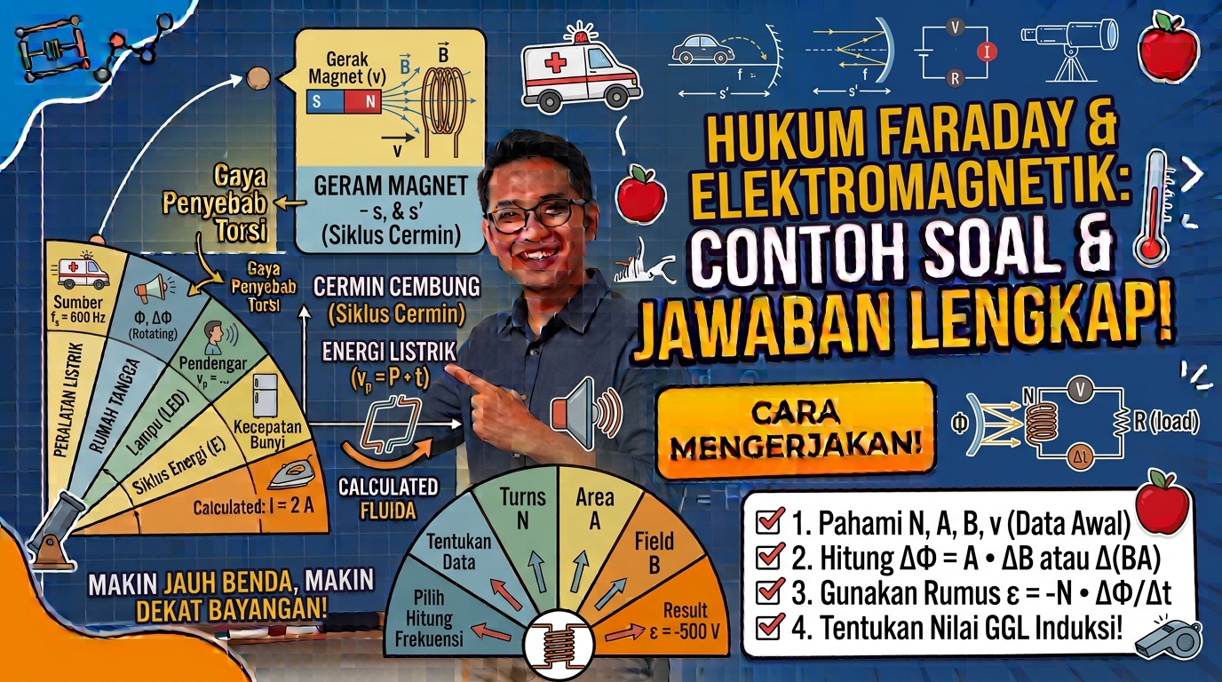 Contoh Soal Rangkaian Arus Bolak-Balik (AC) RLC dan Cara Mengerjakannya