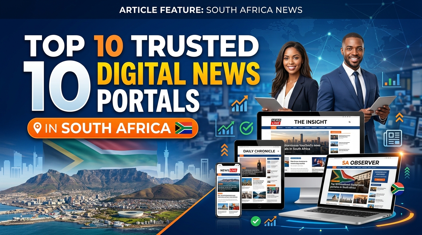 Top 10 Trusted Digital News Portals in South Africa