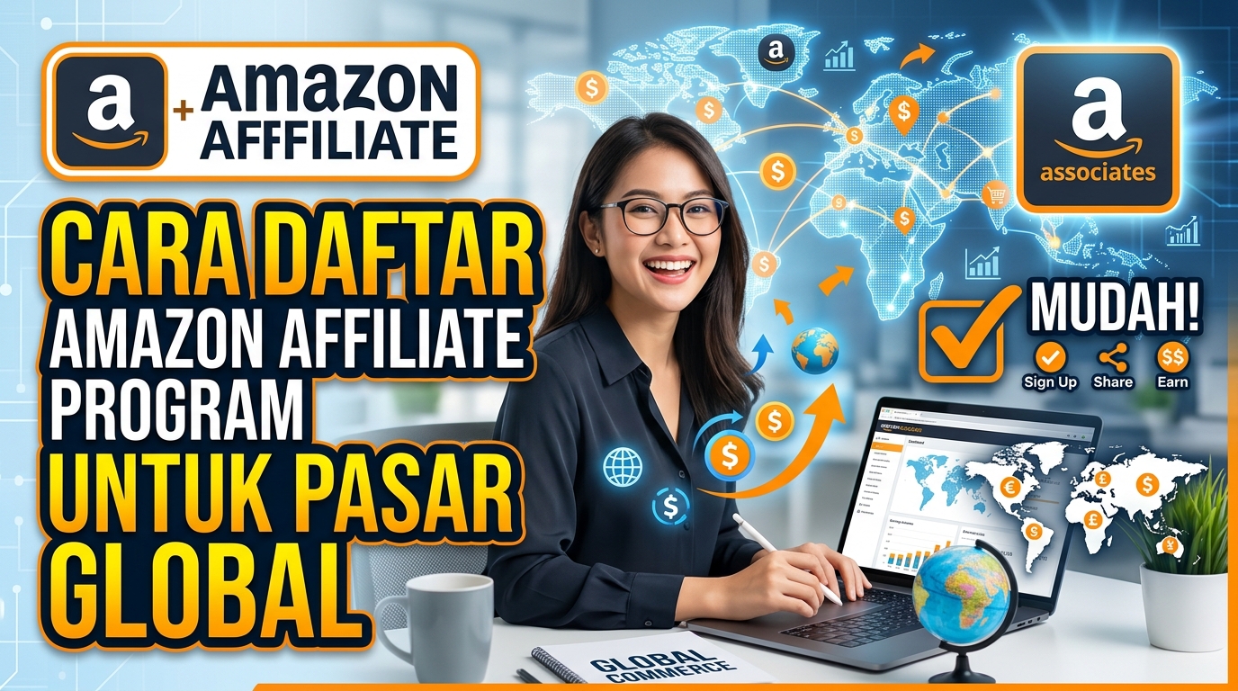 Cara Daftar Amazon Affiliate Program untuk Pasar Global