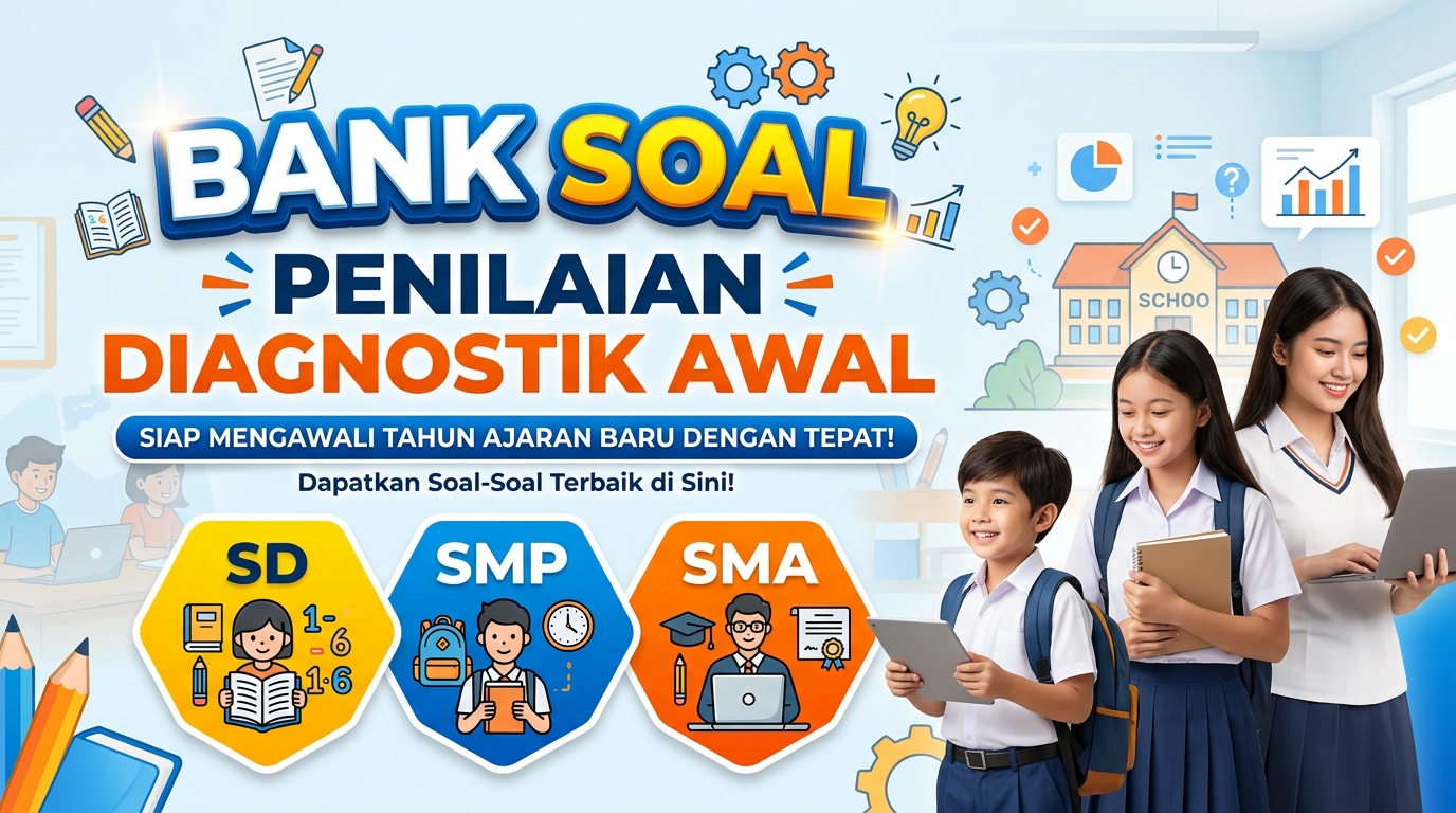 Bank Soal Penilaian Diagnostik Awal SD SMP SMA untuk Mengukur Kemampuan Siswa