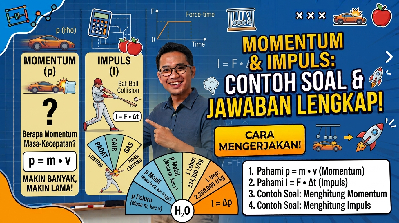 Contoh Soal Momentum dan Impuls beserta Cara Mengerjakannya