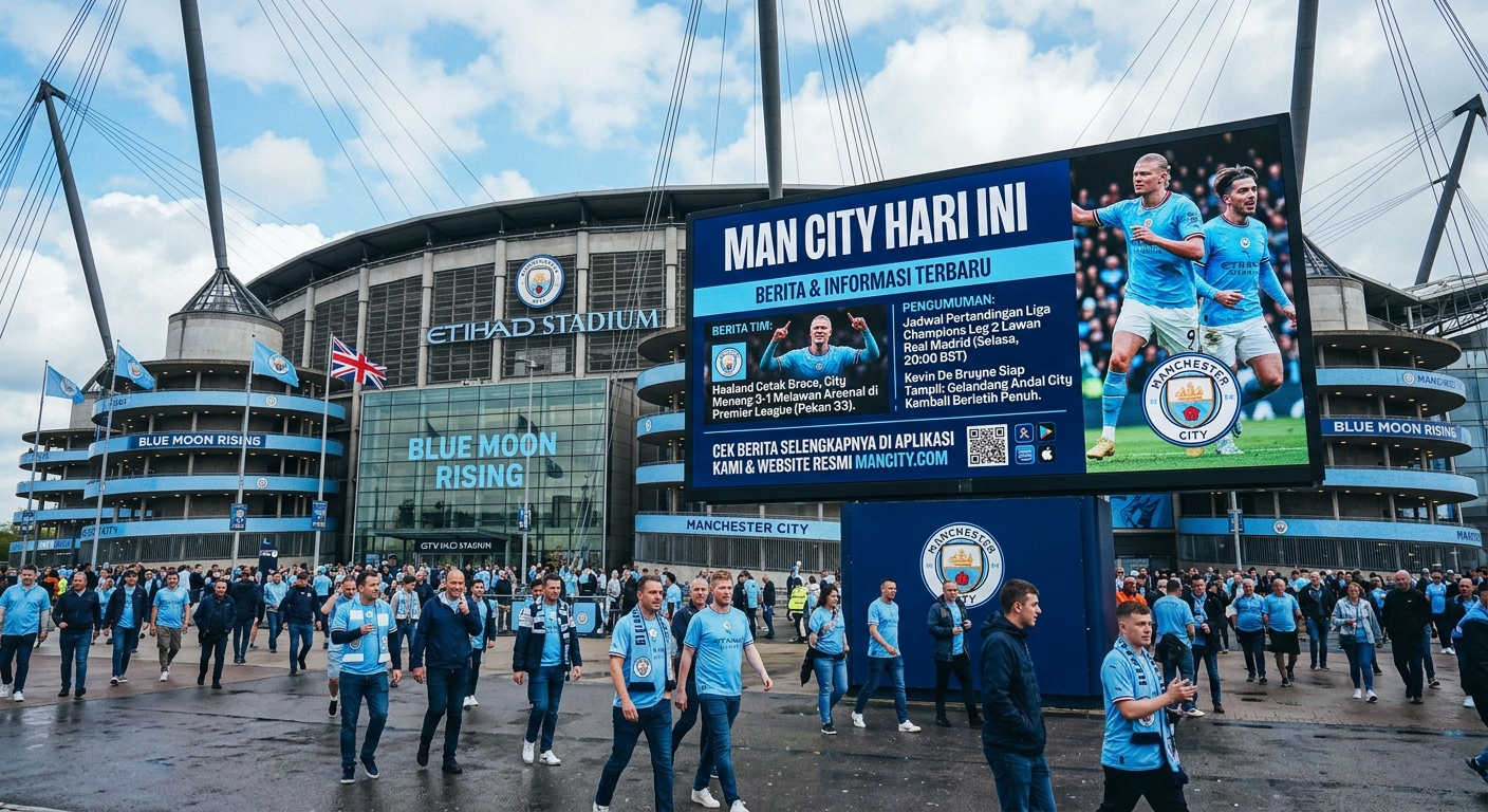 Man City Hari Ini, Cek Berita dan Informasi Terbaru