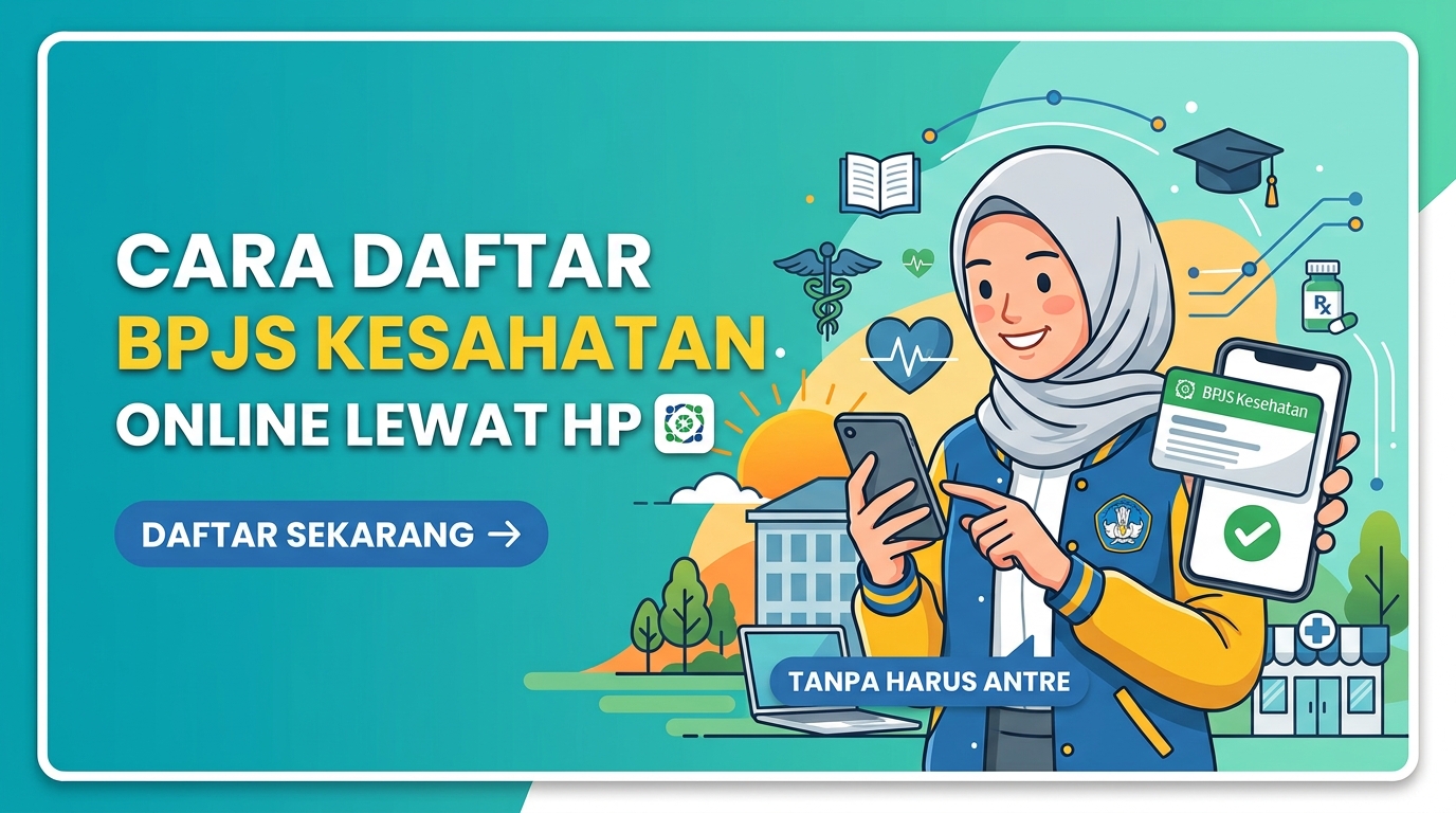 Cara Daftar BPJS Kesehatan Online Lewat HP Tanpa Harus Antre