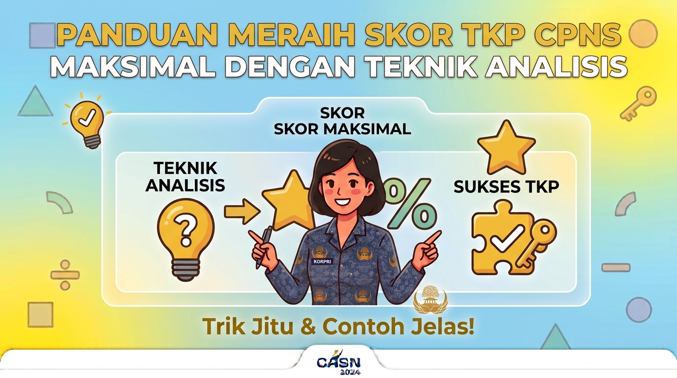 Panduan Meraih Skor TKP CPNS Maksimal dengan Teknik Analisis
