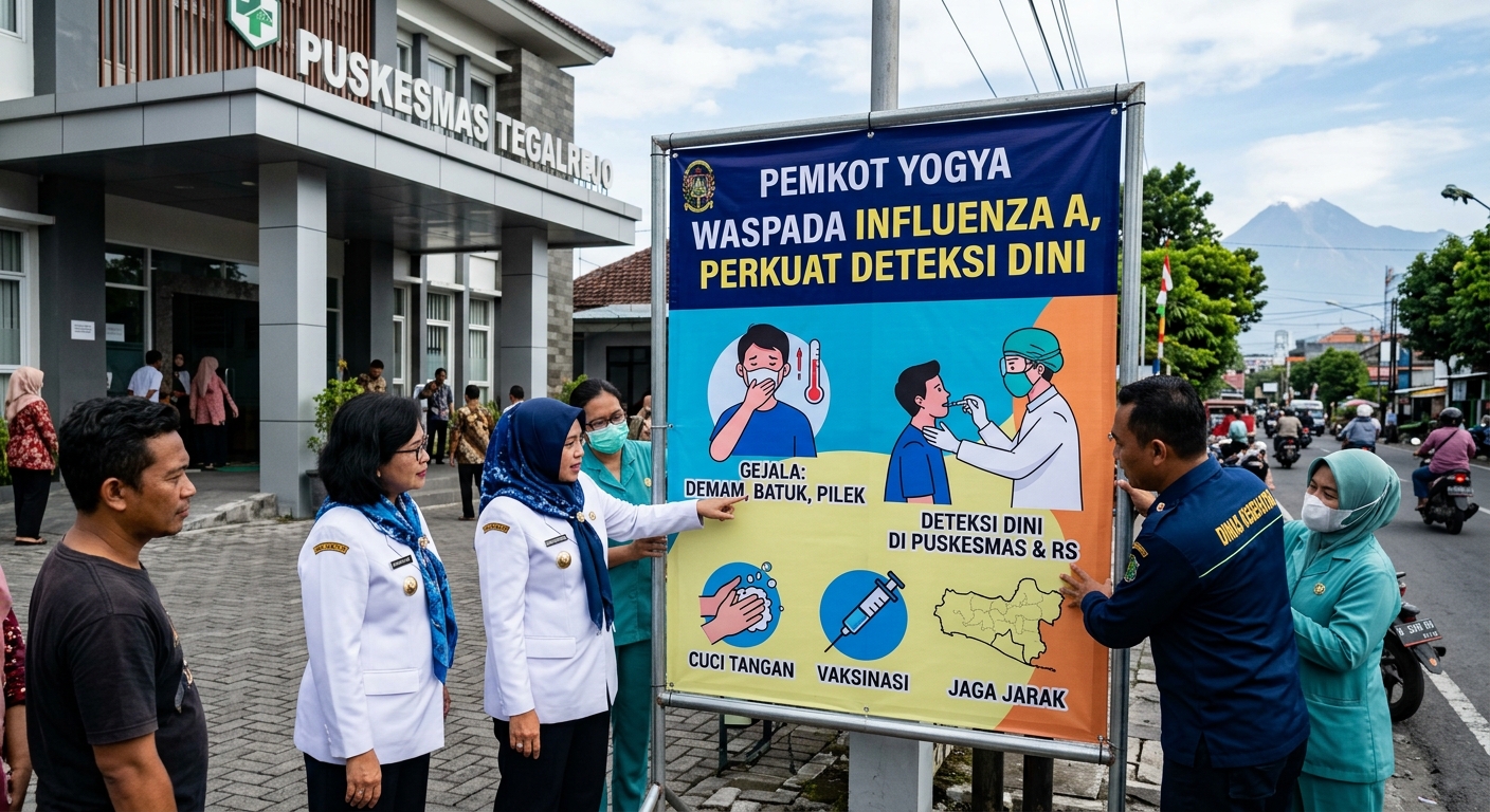 Pemkot Yogya Waspada Influenza A, Perkuat Deteksi Dini