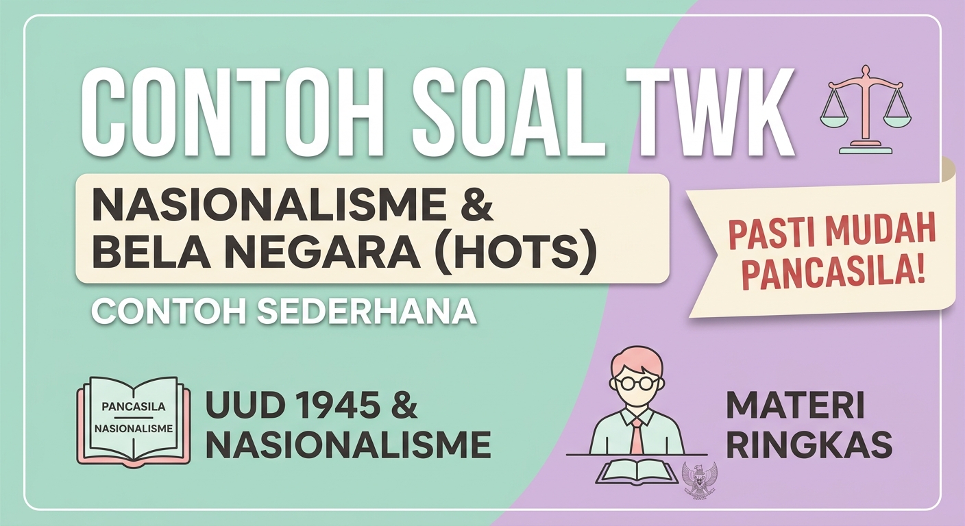 Contoh Soal CPNS TWK Nasionalisme dan Bela Negara HOTS