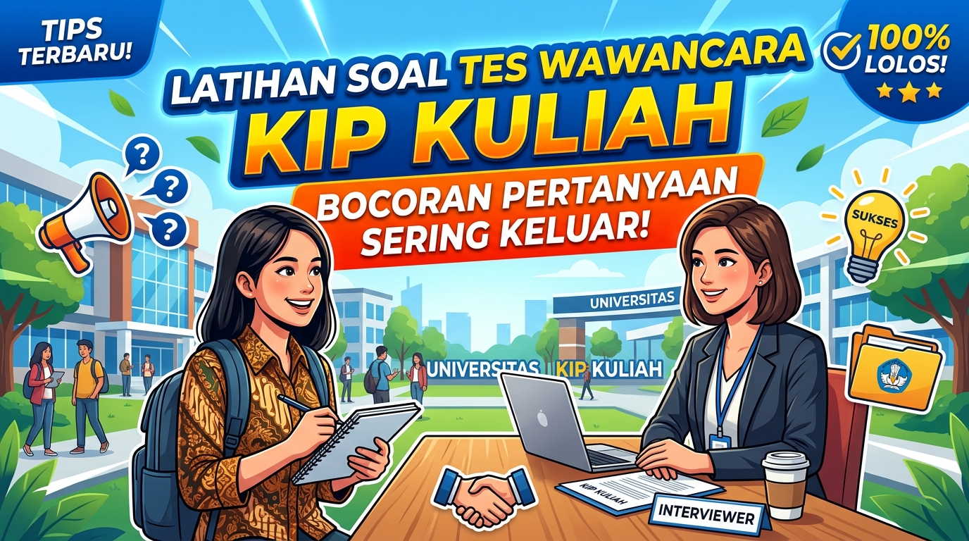 Latihan Soal Tes Wawancara KIP Kuliah dan Bocoran Pertanyaan Sering Keluar
