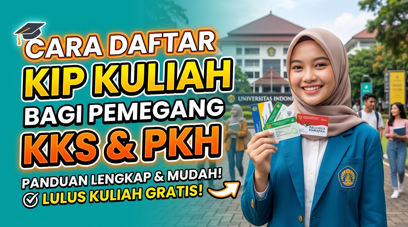 Cara Daftar KIP Kuliah bagi Pemegang Kartu KKS dan PKH