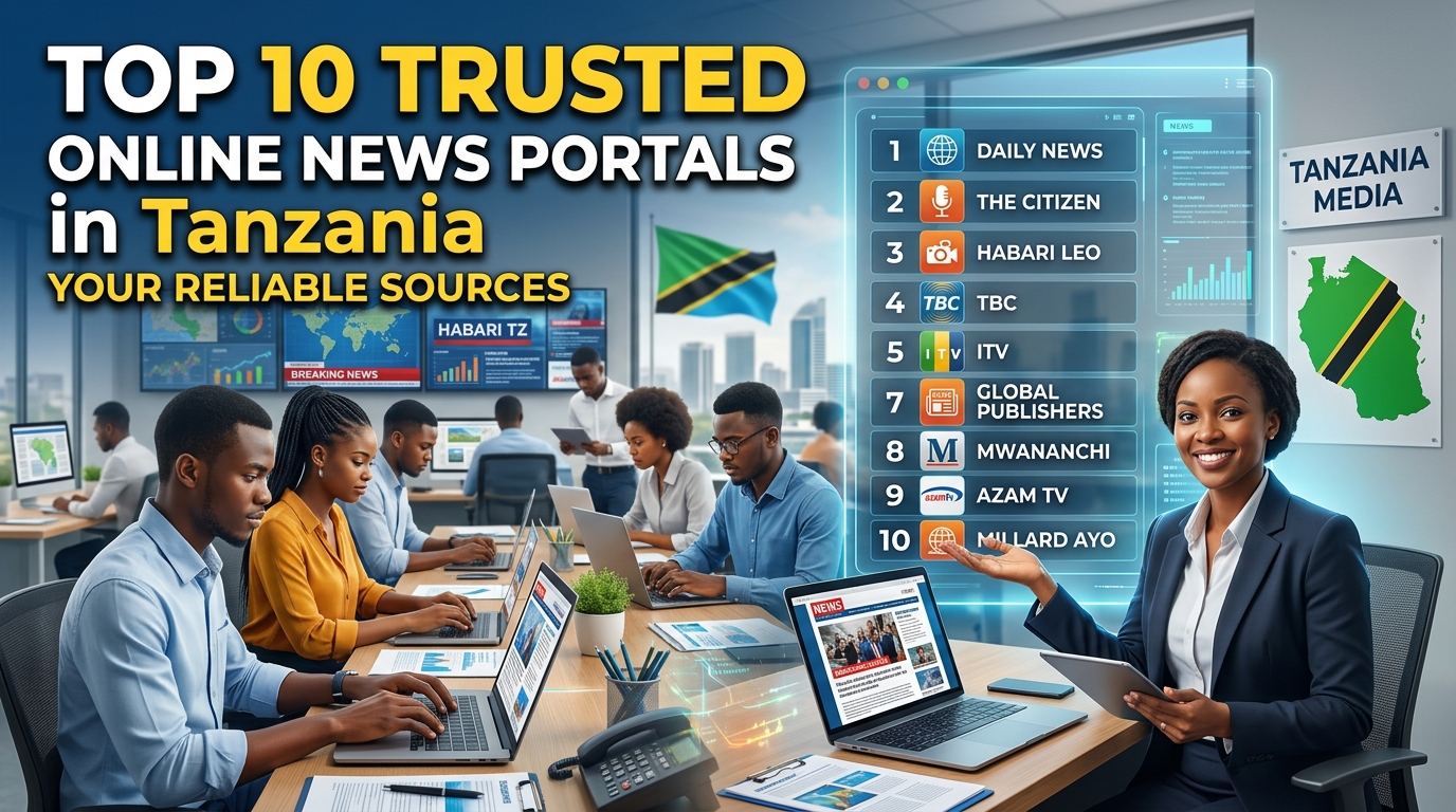 Top 10 Trusted Online News Portals in Tanzania