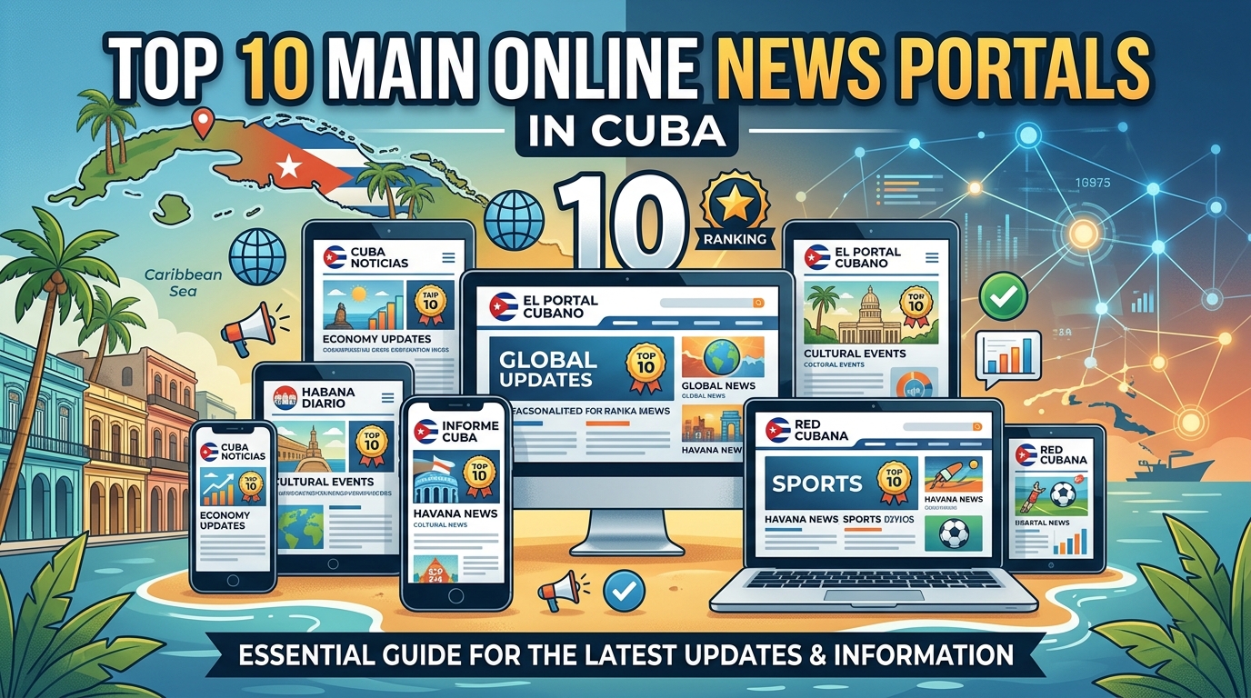 Top 10 Main Online News Portals in Cuba