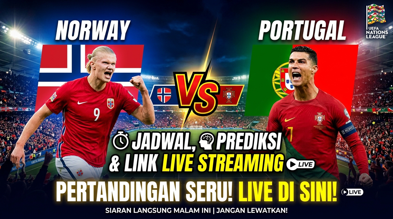 Norway vs Portugal: Jadwal, Prediksi, dan Link Live Streaming Pertandingan