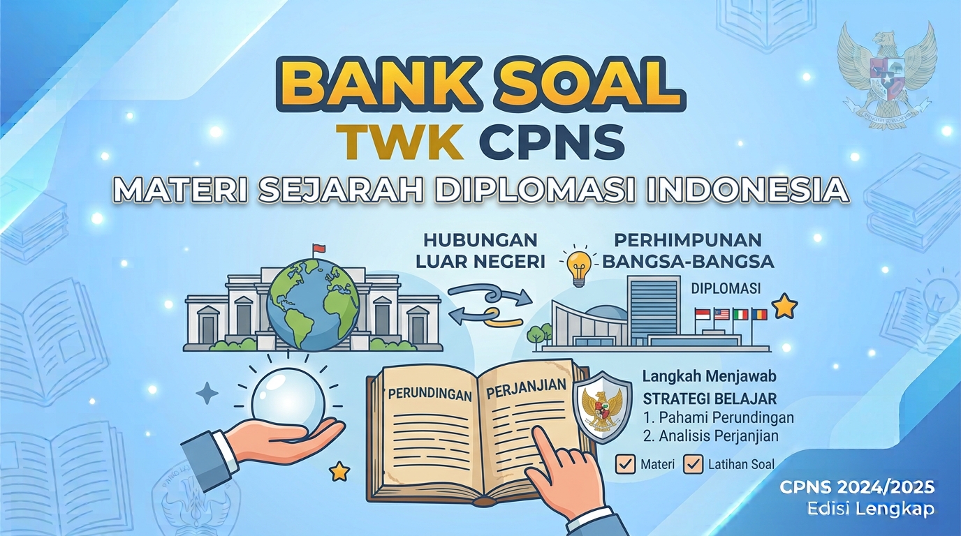 Bank Soal TWK CPNS Materi Sejarah Diplomasi Indonesia