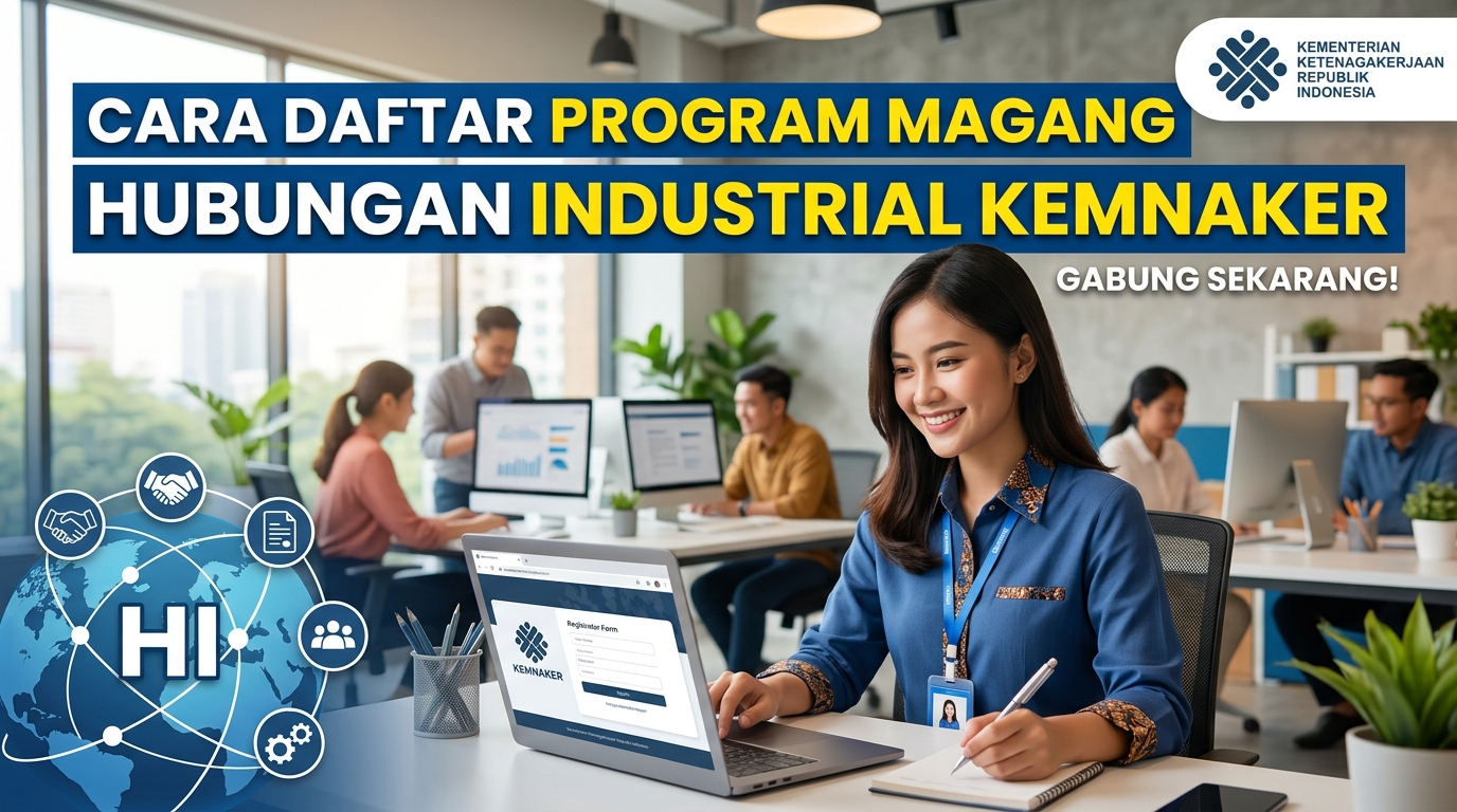 Cara Daftar Program Magang Hubungan Industrial Kemnaker, Syarat dan Tahapan Pendaftarannya