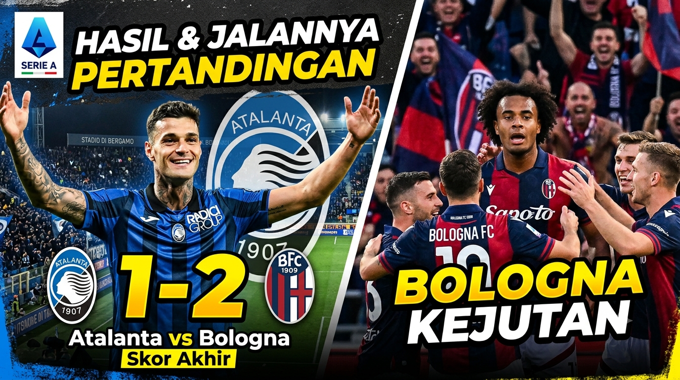Hasil Atalanta vs Bologna: Skor Akhir dan Jalannya Pertandingan