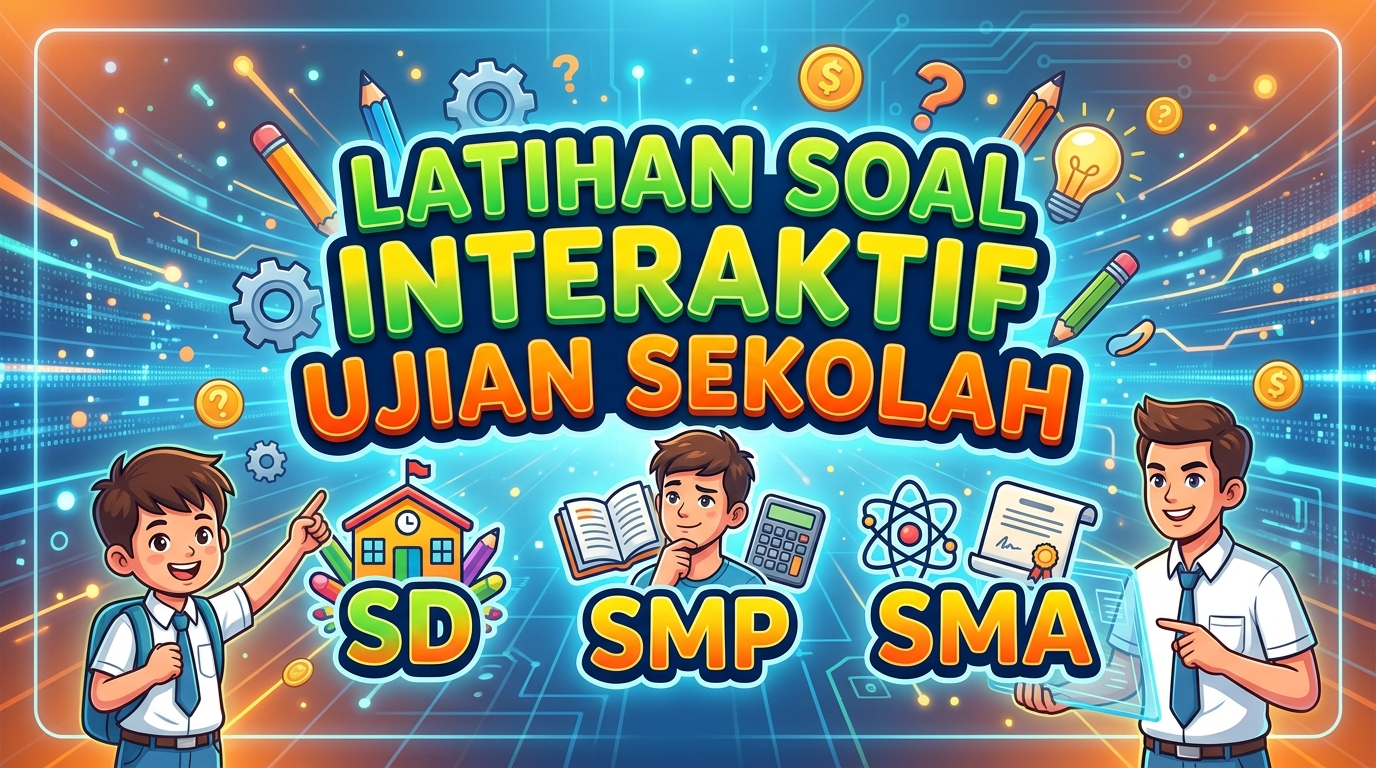 Latihan Soal Interaktif Ujian Sekolah SD, SMP, SMA: Strategi Belajar Efektif Era Digital