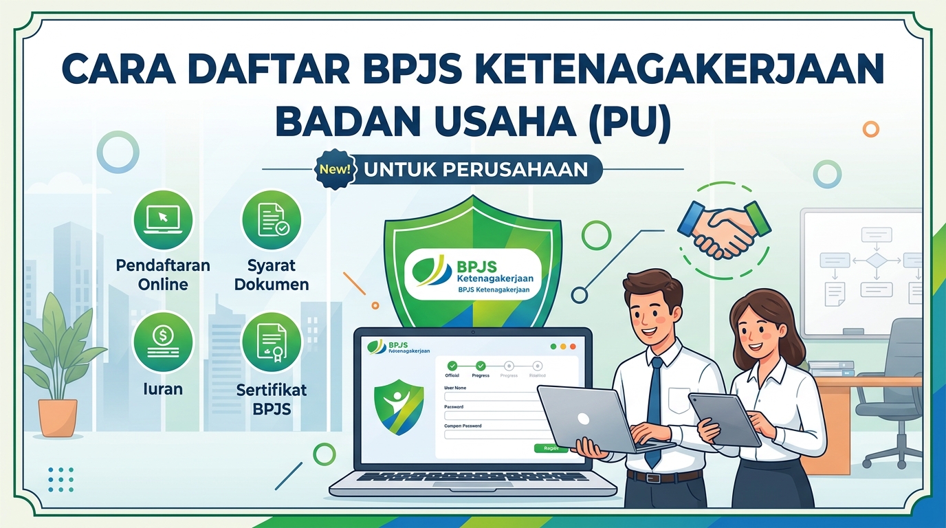 Cara Daftar BPJS Ketenagakerjaan Badan Usaha (PU) untuk Perusahaan