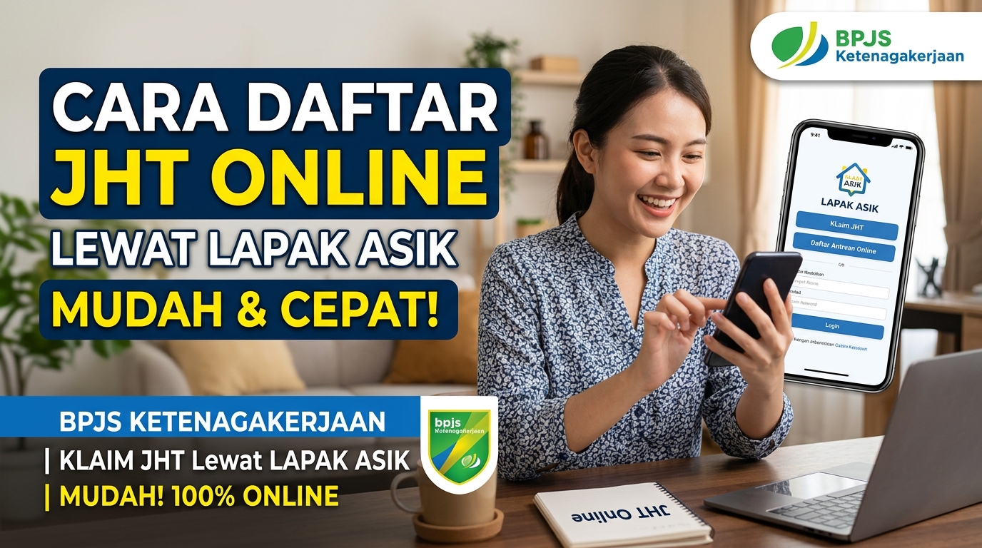 Cara Daftar BPJS Ketenagakerjaan, Klaim JHT Online Lewat Lapak Asik