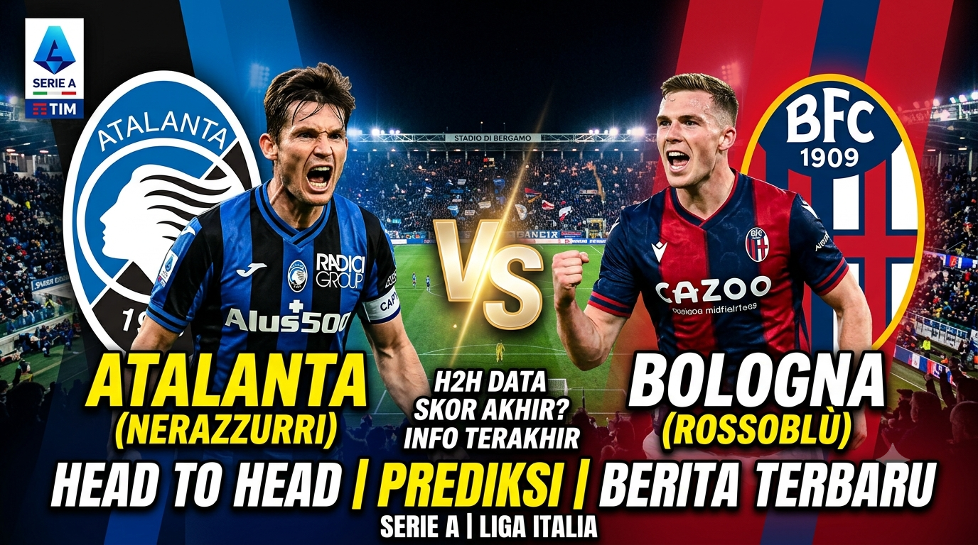 Atalanta vs Bologna: Head to Head, Prediksi, dan Berita Terbaru