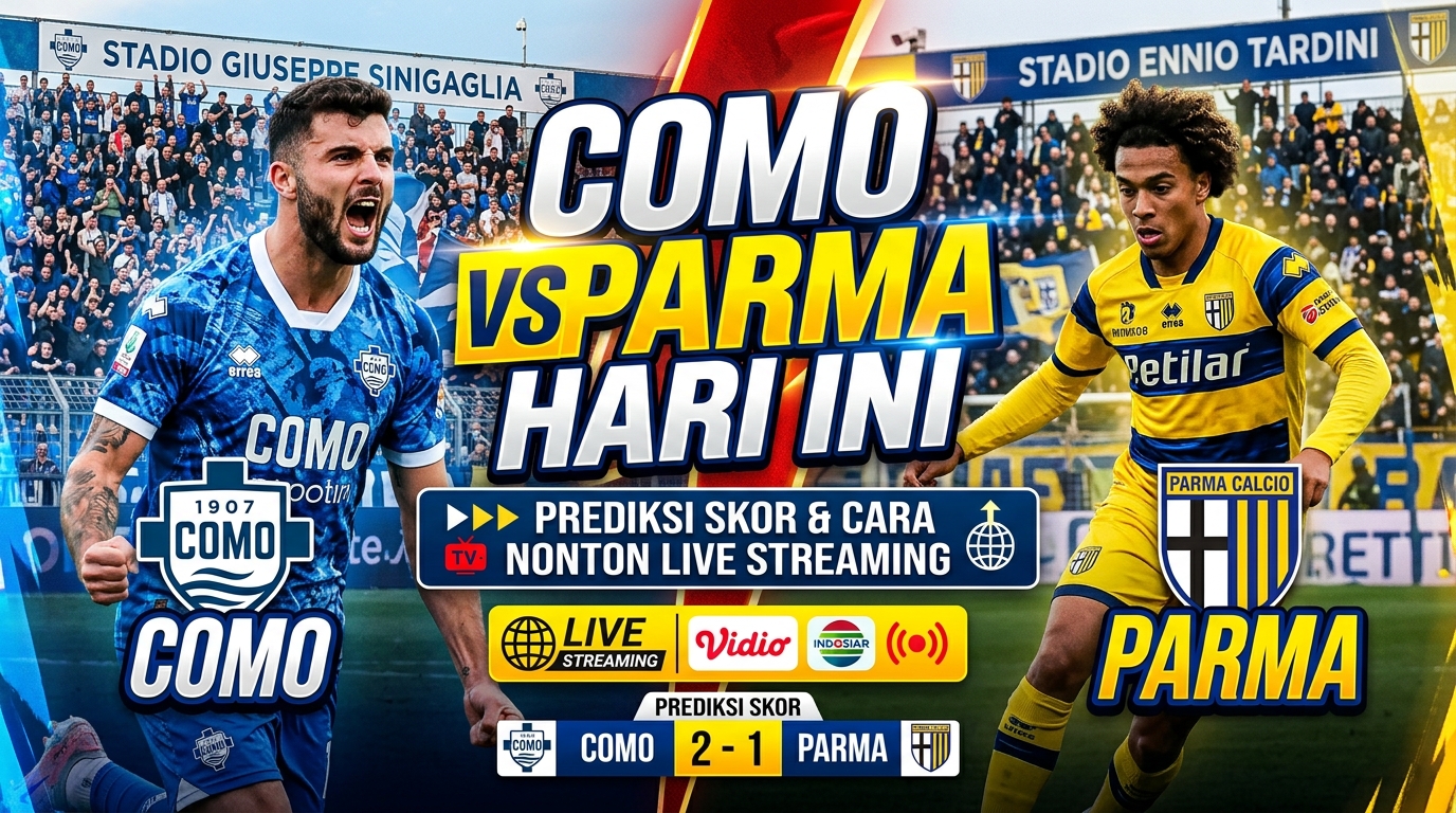 Como vs Parma Hari Ini: Prediksi Skor dan Cara Nonton Live Streaming