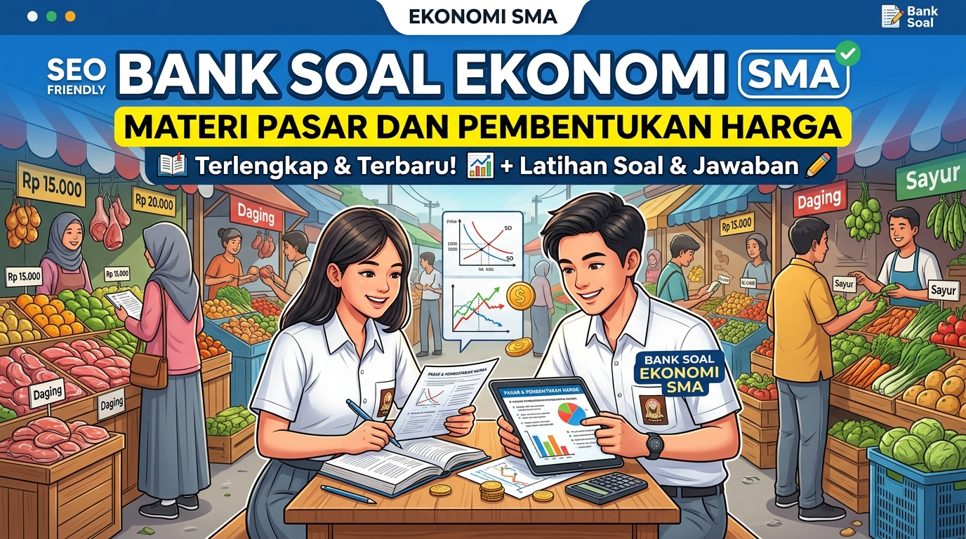 Bank Soal Ekonomi SMA Materi Pasar dan Pembentukan Harga
