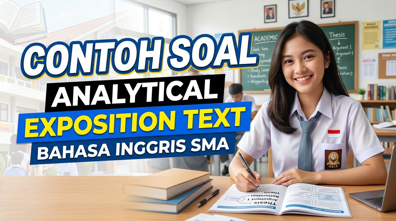 Contoh Soal Analytical Exposition Text Bahasa Inggris SMA