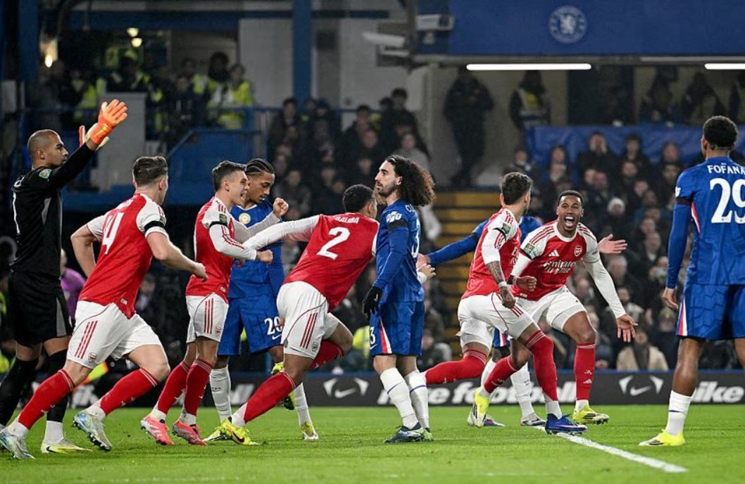 Arsenal Menang 2-1, Dua Pemain Chelsea Jadi Sorotan Negatif Fans