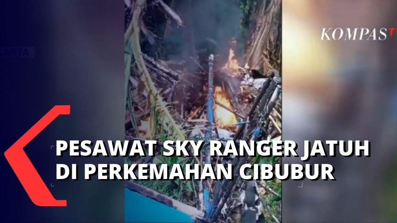 Detik-Detik Mencekam Pesawat Sky Ranger Jatuh dan Terbakar di Sawah Blora, Dua Awak Selamat!