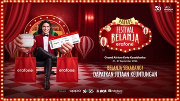 Promo Gadget Melimpah! Buruan ke Kokas Parade Festival Belanja erafone Jutaan Keuntungan