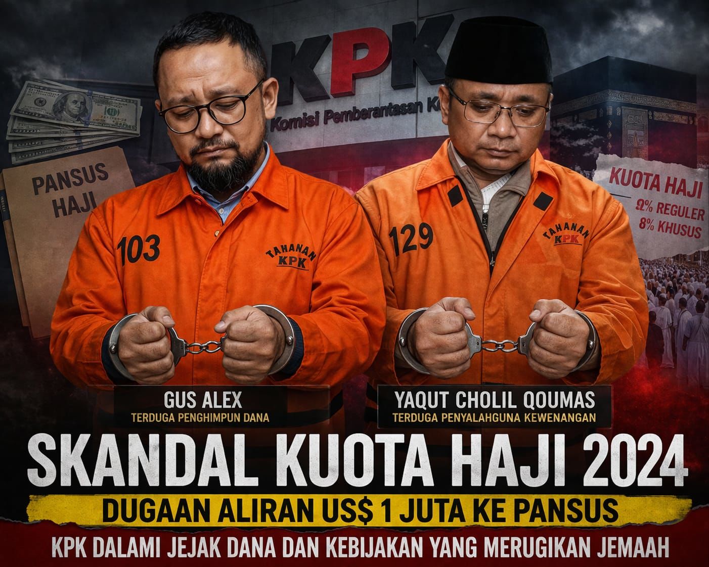 Skandal Kuota Haji Memanas: Terungkap Aliran Dana USD 400 Ribu dan Surat Pengalihan Kuota