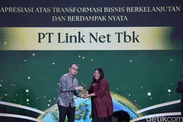 Strategi Hijau PT Link Net Tbk: Linknet Sabet Award Transformasi Bisnis Berkelanjutan dan Berdampak Nyata