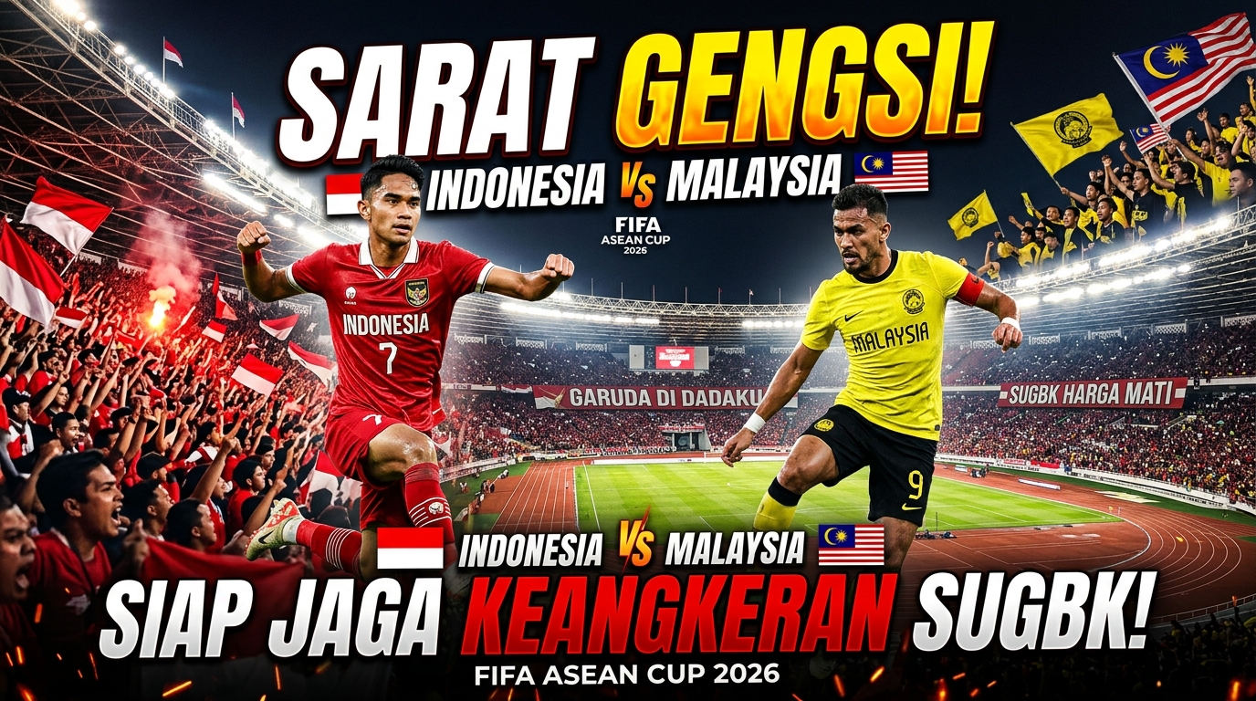 Sarat Gengsi! Timnas Indonesia Siap Jaga Keangkeran SUGBK Saat Jamu Malaysia di FIFA ASEAN Cup 2026