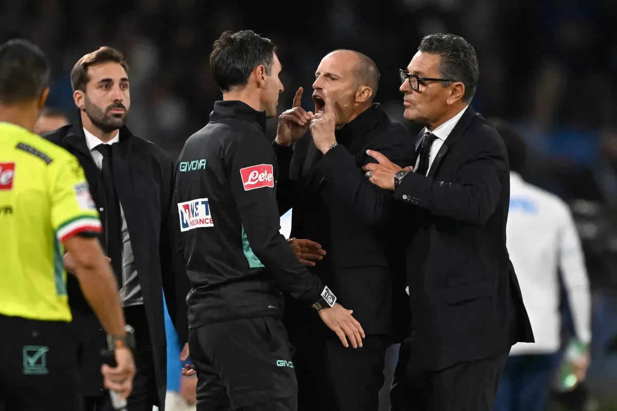Allegri Frustrasi Usai Napoli Bermain Imbang 3-3 Lawan Roma, Emosi Pelatih Terbuka di Tengah Kejutan Skor